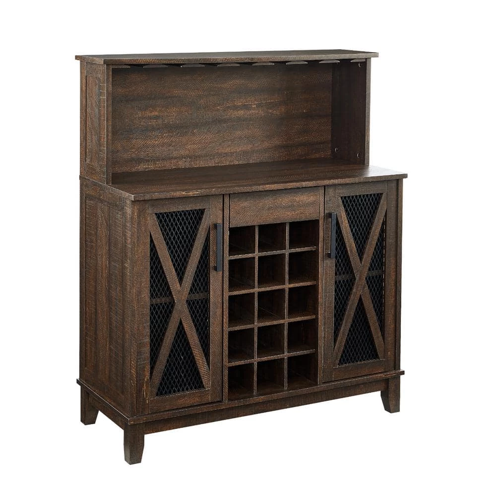 Home Source Jill Zarin Mahogany Bar Coffee Station Microwave Cabinet by Home Source Industries 3 Home Source Jill Zarin Mahogany Bar Coffee Station Microwave Cabinet by Home Source Industries