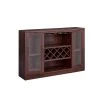 Home Source Jill Zarin Mahogany Bar Cabinet with Curved Glass Doors by Home Source Industries -Loungie Sales Shop mahogany home source industries bar cabinets jz32 mh hd 64 1000