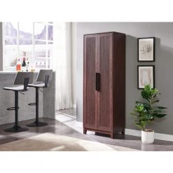 Home Source Mahogany 2-Door Pantry Bar Cabinet by Home Source Industries -Loungie Sales Shop mahogany home source industries bar cabinets s 603 mh hd 31 1000