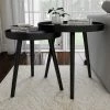 Wooden Nesting Round Tray Top Matte Black Side Tables (Set of 2) by Lavish Home 2 Wooden Nesting Round Tray Top Matte Black Side Tables (Set of 2) by Lavish Home -Loungie Sales Shop matte black lavish home nesting tables hw0200178 64 1000