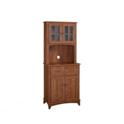 Home Source Lewisburg Oak Microwave Cabinet by Home Source Industries