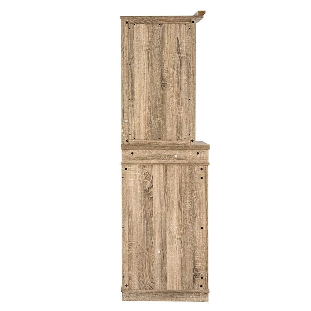 Home Source Arms Oak Wood Corner Bar by Home Source Industries 5 Home Source Arms Oak Wood Corner Bar by Home Source Industries - Image 3