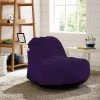 Cosmic Foam Purple Bean Bag Nylon Lounge Chair by Loungie 2 Cosmic Foam Purple Bean Bag Nylon Lounge Chair by Loungie -Loungie Sales Shop purple loungie bean bag chairs bb144 28pl hd 64 1000