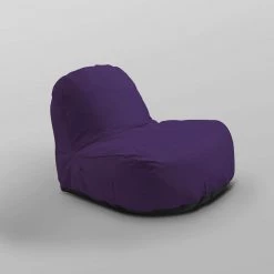 Cosmic Foam Purple Bean Bag Nylon Lounge Chair by Loungie -Loungie Sales Shop purple loungie bean bag chairs bb144 28pl hd fa 1000