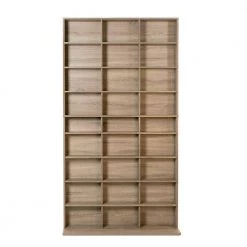 Elite Media Weathered Oak Storage Cabinet New/Improved Large 837CD/528DVD/624BR by Atlantic -Loungie Sales Shop weathered oak atlantic media storage 38408141 1f 1000