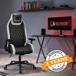 Dardashti Gaming Chair - Commercial Grade, Ergonomic, Arctic White by Atlantic 15 Dardashti Gaming Chair - Commercial Grade, Ergonomic, Arctic White by Atlantic -Loungie Sales Shop white atlantic home theater seating 78050359 31 1000
