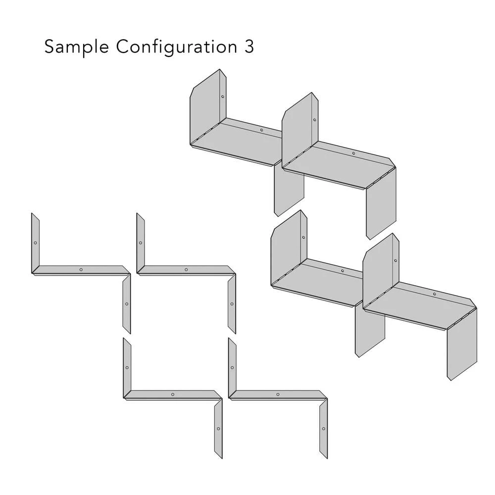 Flex White Short-Sleeve Shelf (2-Pack) by Atlantic 5 Flex White Short-Sleeve Shelf (2-Pack) by Atlantic - Image 3