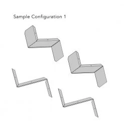 Flex White Short-Sleeve Shelf (2-Pack) by Atlantic 17 Flex White Short-Sleeve Shelf (2-Pack) by Atlantic -Loungie Sales Shop white atlantic media storage 38408109 fa 1000