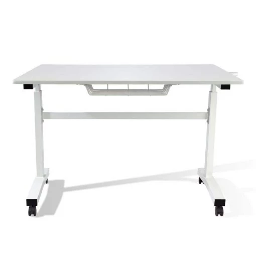 Height Adjustable Desk with Casters White PN33908131 by Atlantic -Loungie Sales Shop white atlantic standing desks 33908131 64 1000