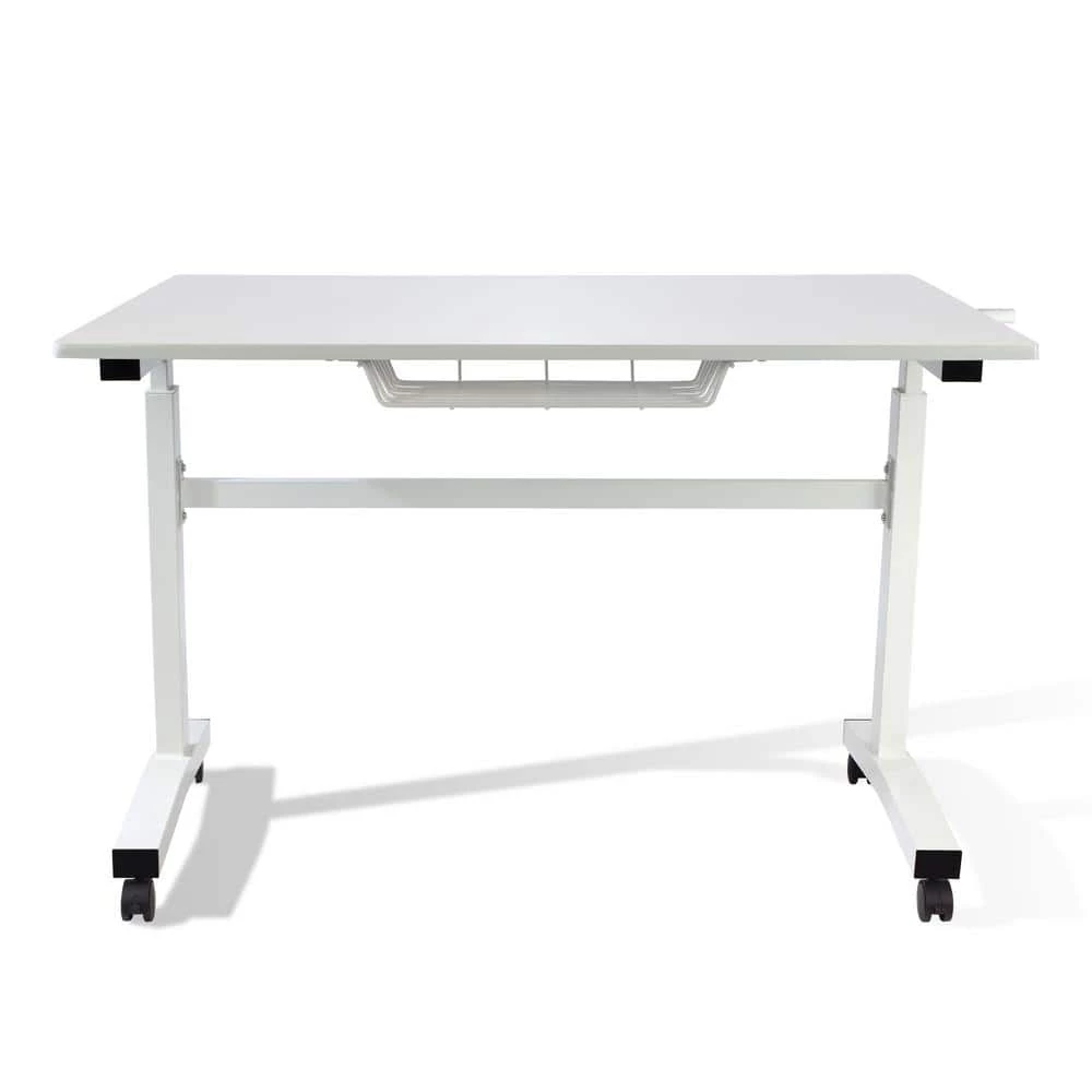 Height Adjustable Desk with Casters White PN33908131 by Atlantic 3 Height Adjustable Desk with Casters White PN33908131 by Atlantic