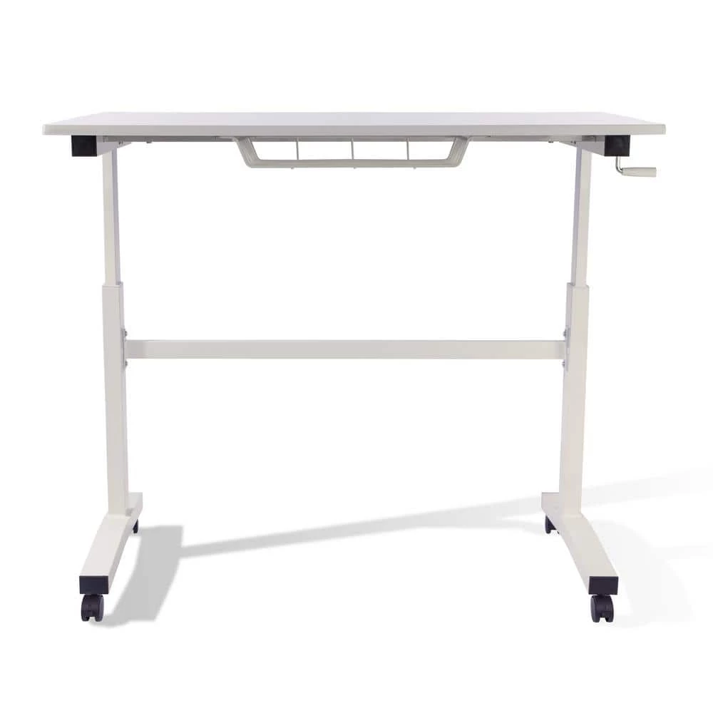 Height Adjustable Desk with Casters White PN33908131 by Atlantic 4 Height Adjustable Desk with Casters White PN33908131 by Atlantic - Image 2