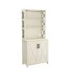 Home Source White Bar Cabinet with Gold Accents by Home Source Industries -Loungie Sales Shop white black home source industries bar cabinets dc16 whbl hd 64 1000