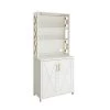 Home Source White Bar Cabinet with Black Accents by Home Source Industries -Loungie Sales Shop white gold home source industries bar cabinets dc16 whgl hd 64 1000
