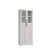 Home Source White 2-Door Bar Cabinet with Glass Display by Home Source Industries -Loungie Sales Shop white home source industries bar cabinets s 604 wh hd 64 1000
