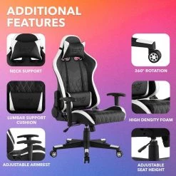 Loungie Sales Shop -Loungie Sales Shop white loungie gaming chairs oc350 10we hd e1 1000